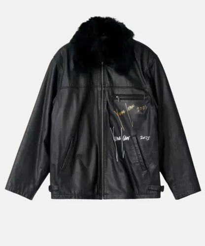 World Affairs Yung Lean Leather Jacket