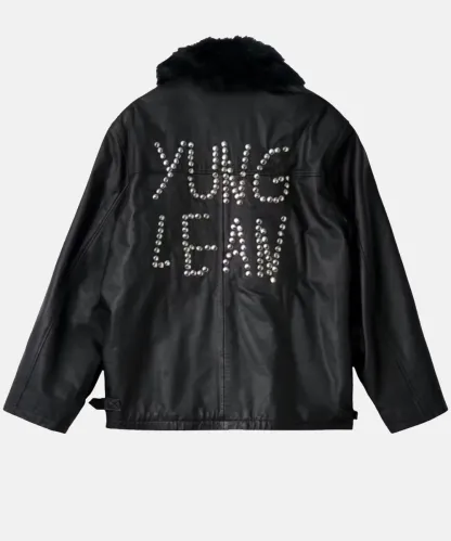 World Affairs Yung Lean Leather Jacket