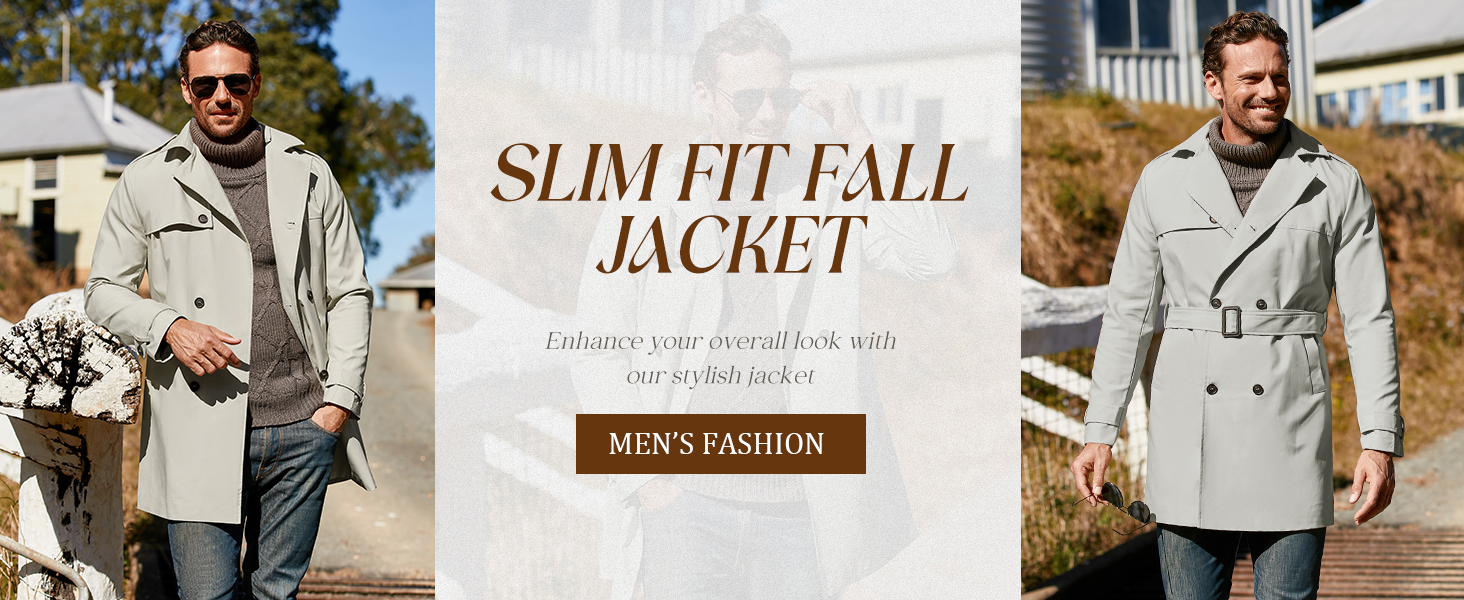 trench coat men