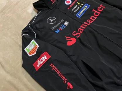 Unisex Adult F1 Racing Jacket, Benz Jacket ,Ebroidered Cotton Padded 