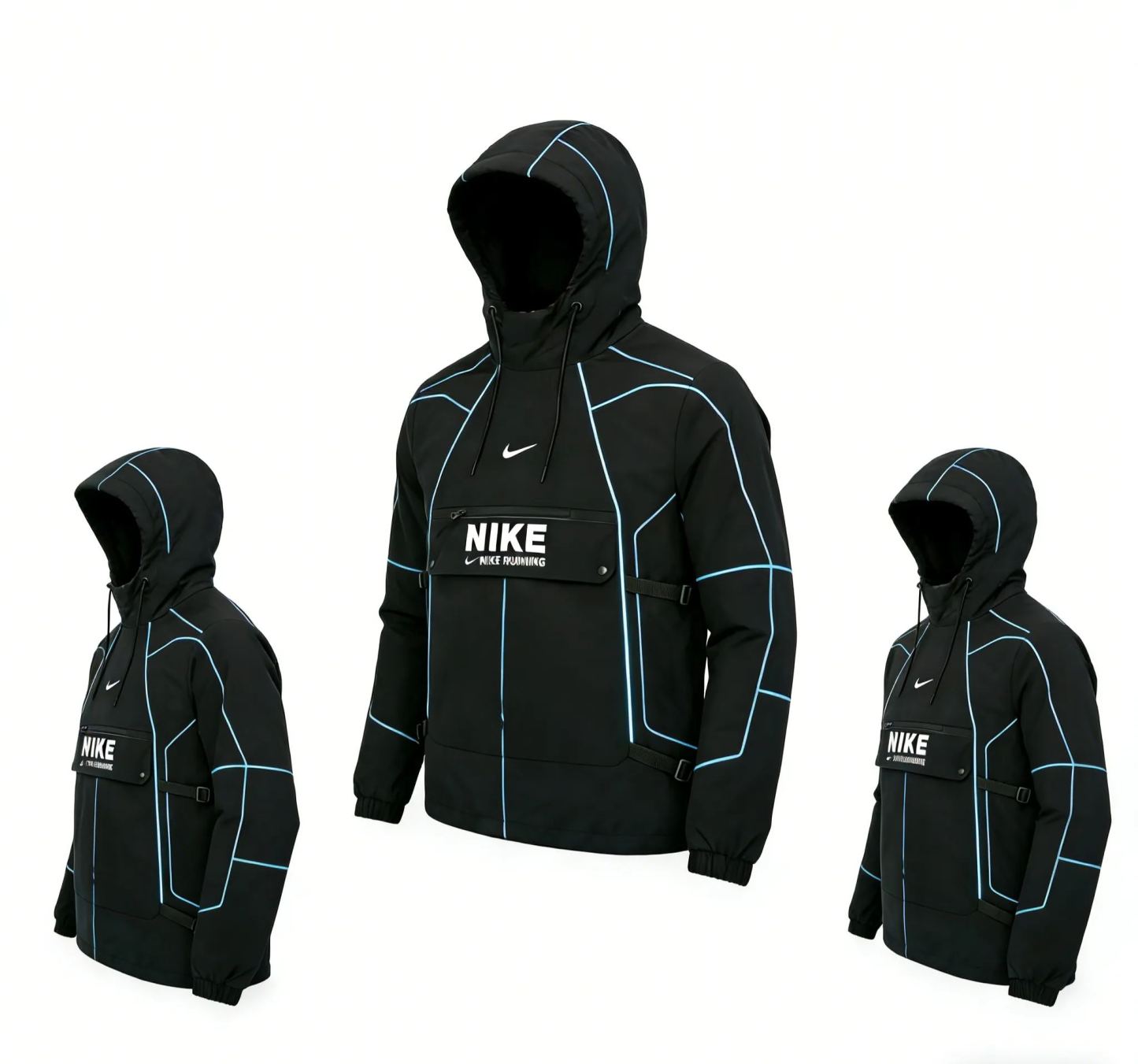 Anorak Black Tech Jacket