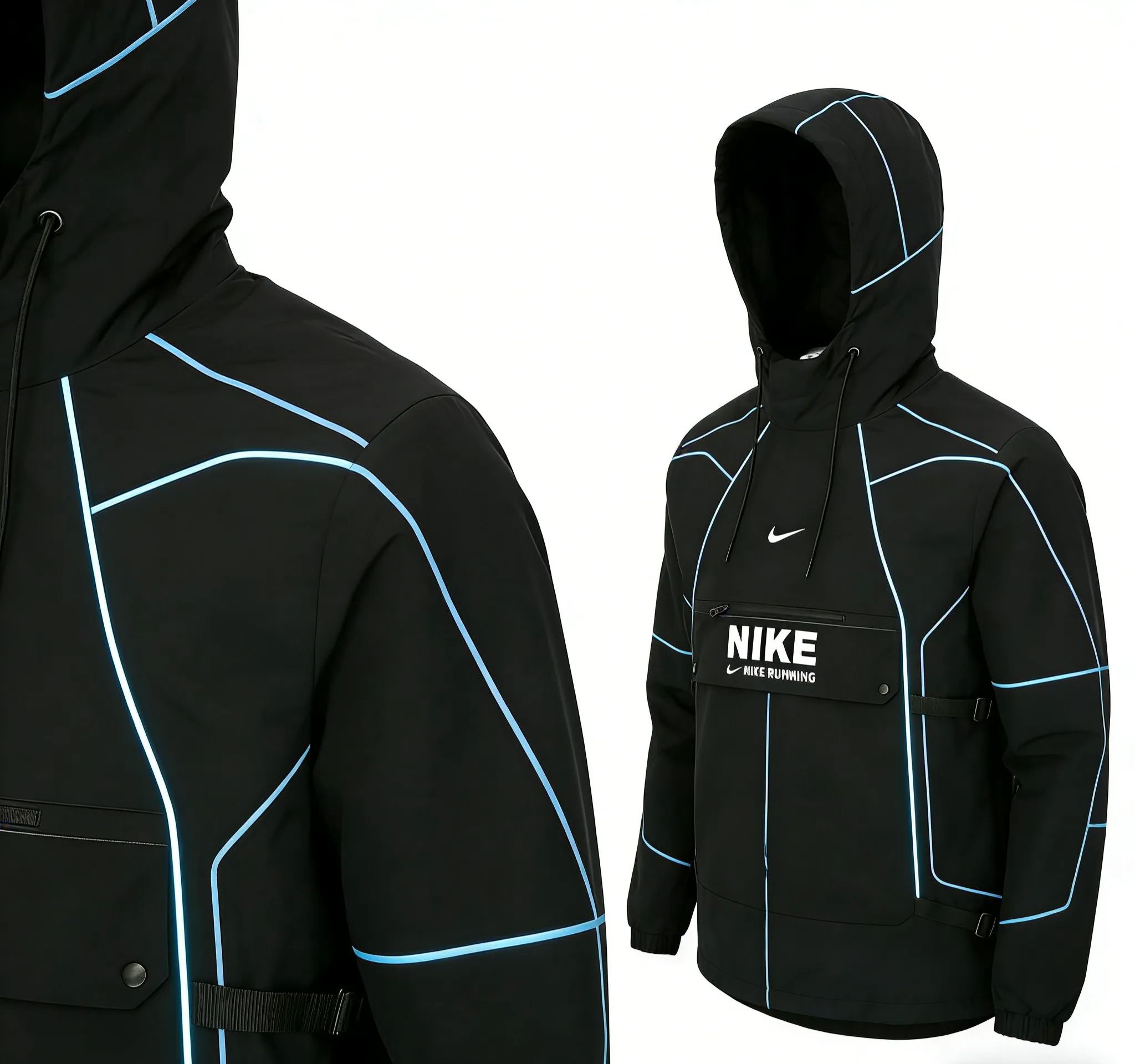 Anorak Black Tech Jacket