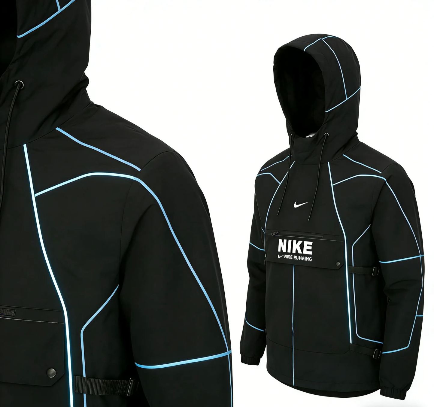 Anorak Black Tech Jacket