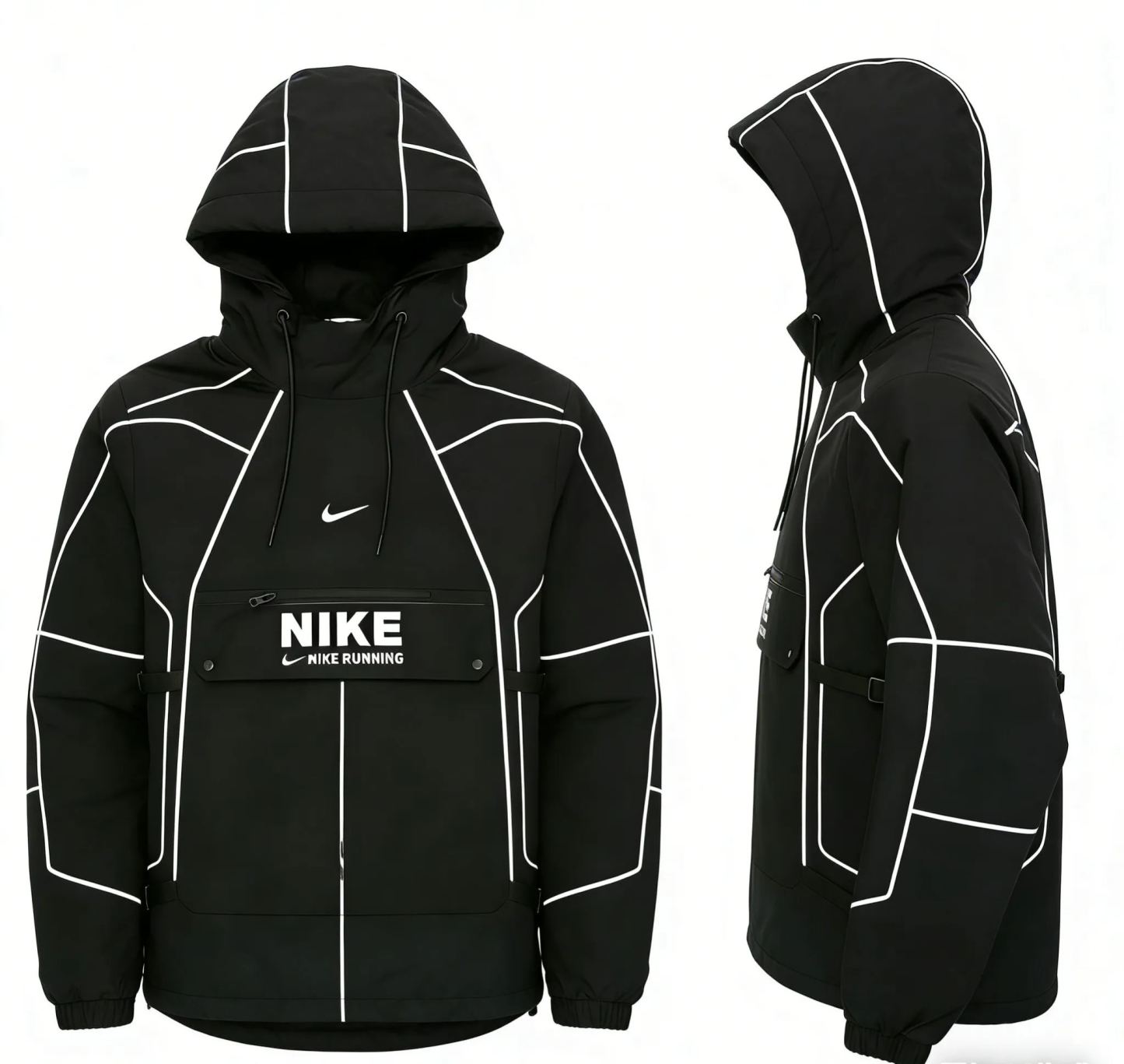 Anorak Black Tech Jacket