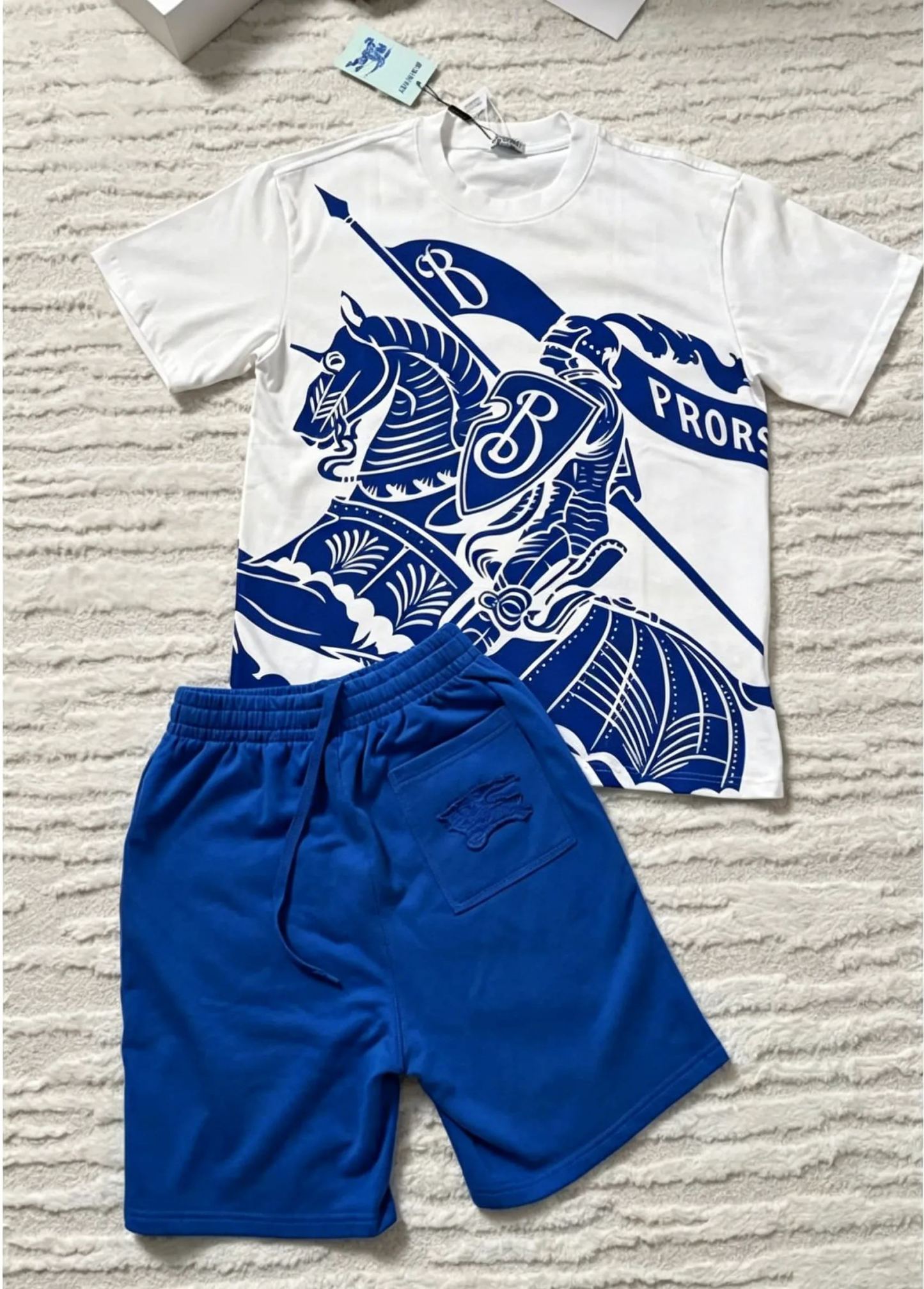 Blue knight T-shirt & shorts