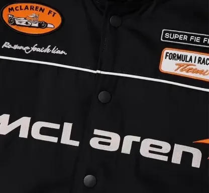 McLaren Racing F1 Bomber Jacket – Vintage Motorsport Jacket, McLaren Formula 1