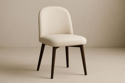 Jídelní židle béžová látka dřevo 84 cm-Casavivapt