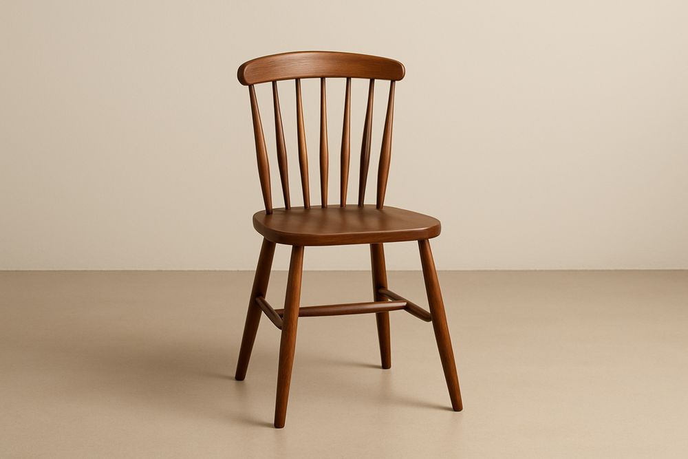 Dřevěná jídelní židle buková hnědá 85x45x50 cm-Casavivapt