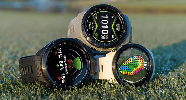 Garmin Approach S70 Premium GPS Golf Watch, White