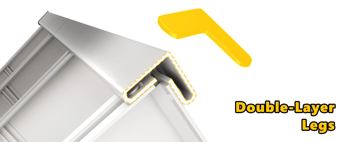 2-Layers Thick Steel Leg