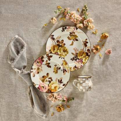 Wild Rose White Charger/Plate