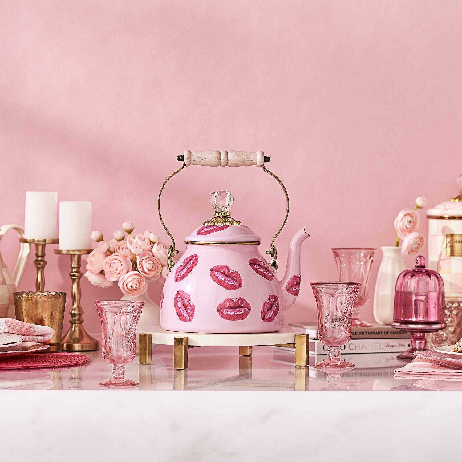 Kiss Me 2 Quart Tea Kettle - 2024 Limited Edition