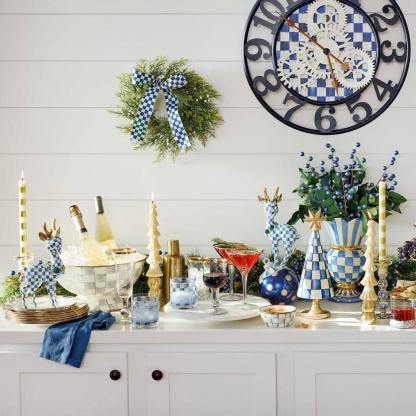 Sterling Check Everything Bowl by MacKenzie-Childs