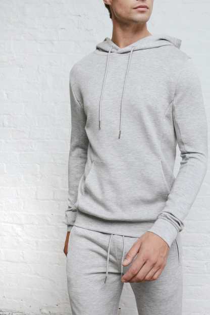 Luxe Hoodie - Grey Marl