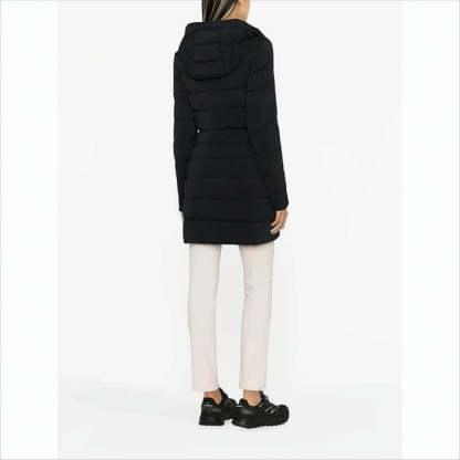 Mid-Thigh Length Horizontal Quilted Canada Goose Padded Coat