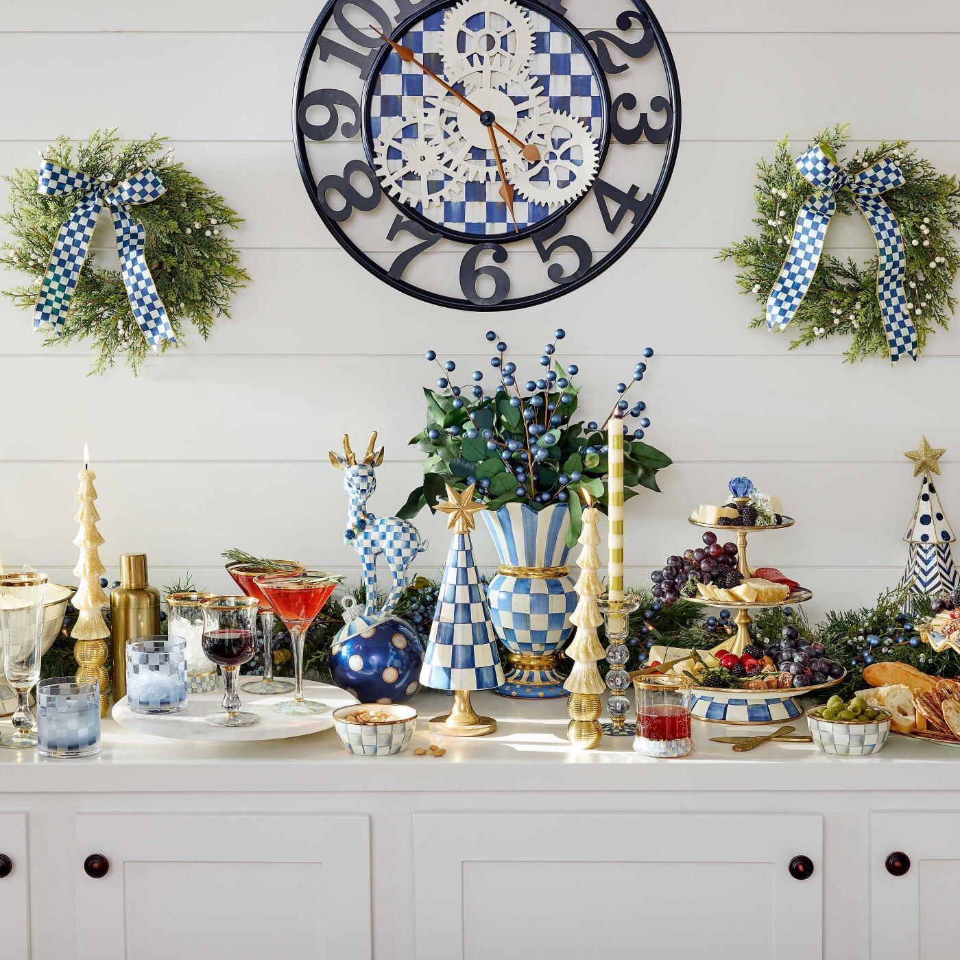 Sterling Check Pinch Bowl