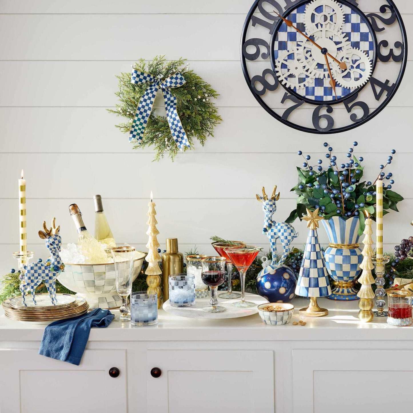 Sterling Check Everything Bowl by MacKenzie-Childs