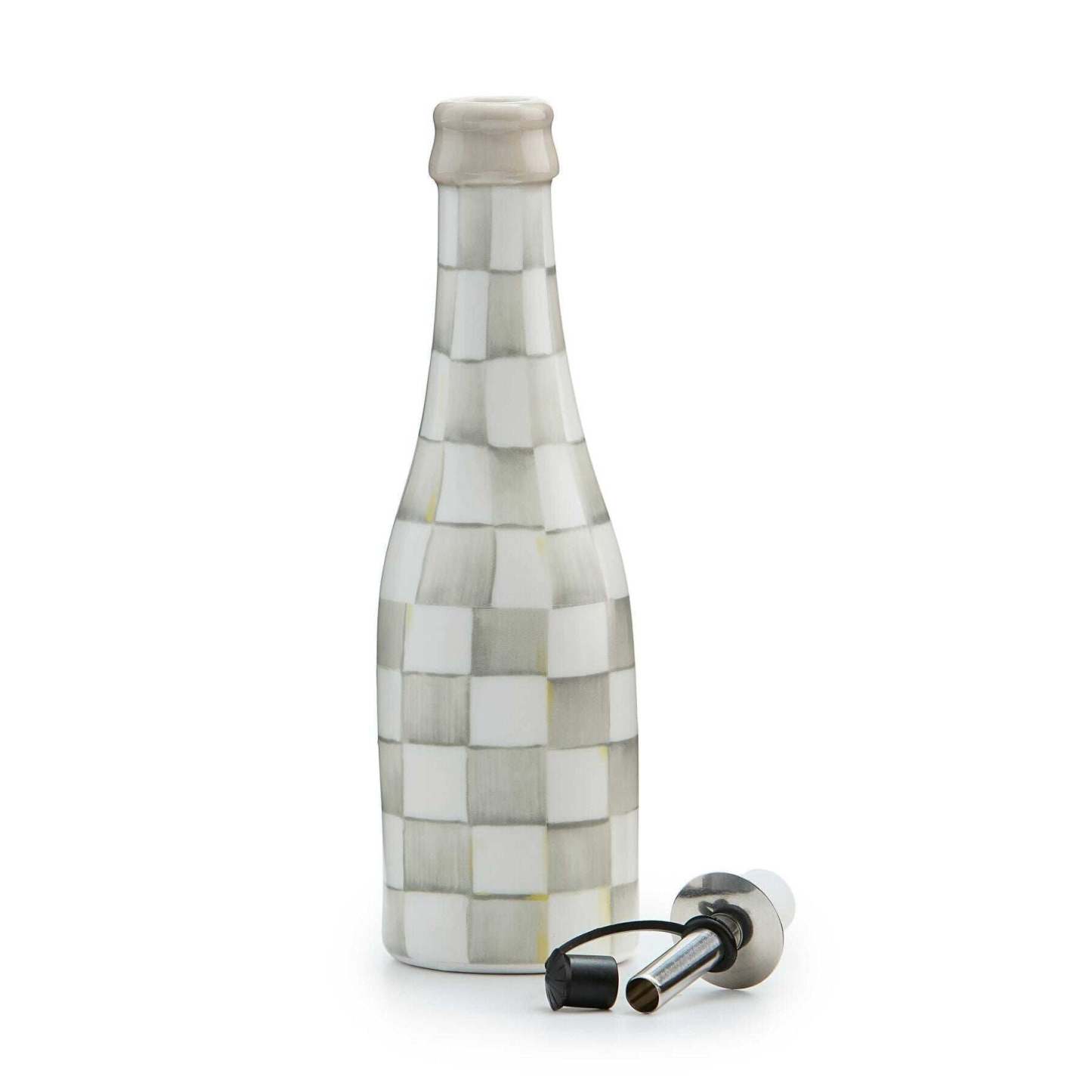 Sterling Check Farmhouse Oil Cruet