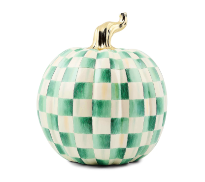 🎉Limited Time Promotion💝Buy 2 Get 2 FREE✨MacKenzie- Childs Medium Stripe and Large Check Pumpkins