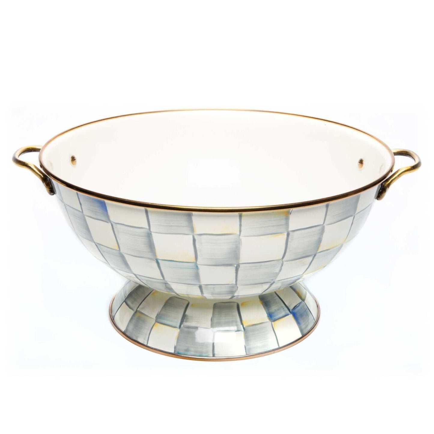 Sterling Check Everything Bowl by MacKenzie-Childs