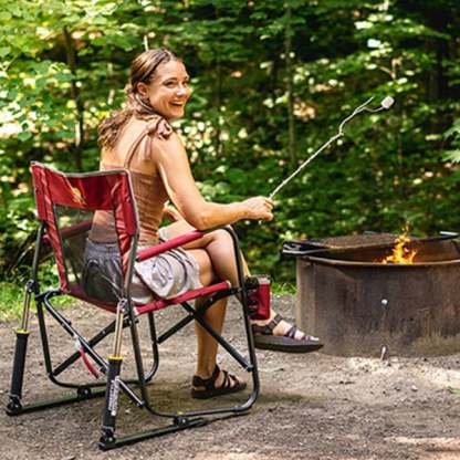 Outdoor Pack Away Portable Rocking Chair-350-lb Weight Capacity