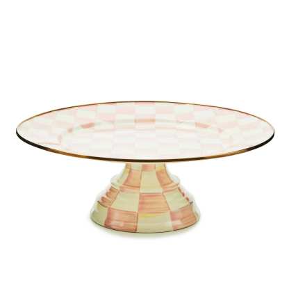Rosy Check Large Pedestal Platter