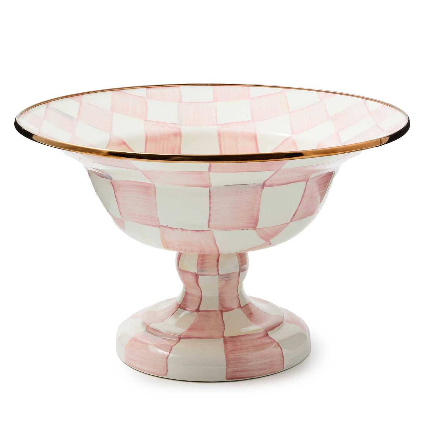 Rosy Check Large Compote by MacKenzie-Childs