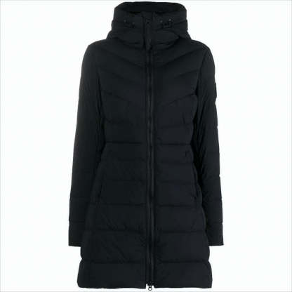 Mid-Thigh Length Horizontal Quilted Canada Goose Padded Coat