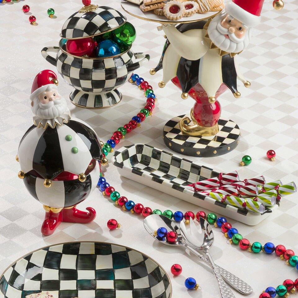 MacKenzie-Childs Courtly Check Abundant Bowl