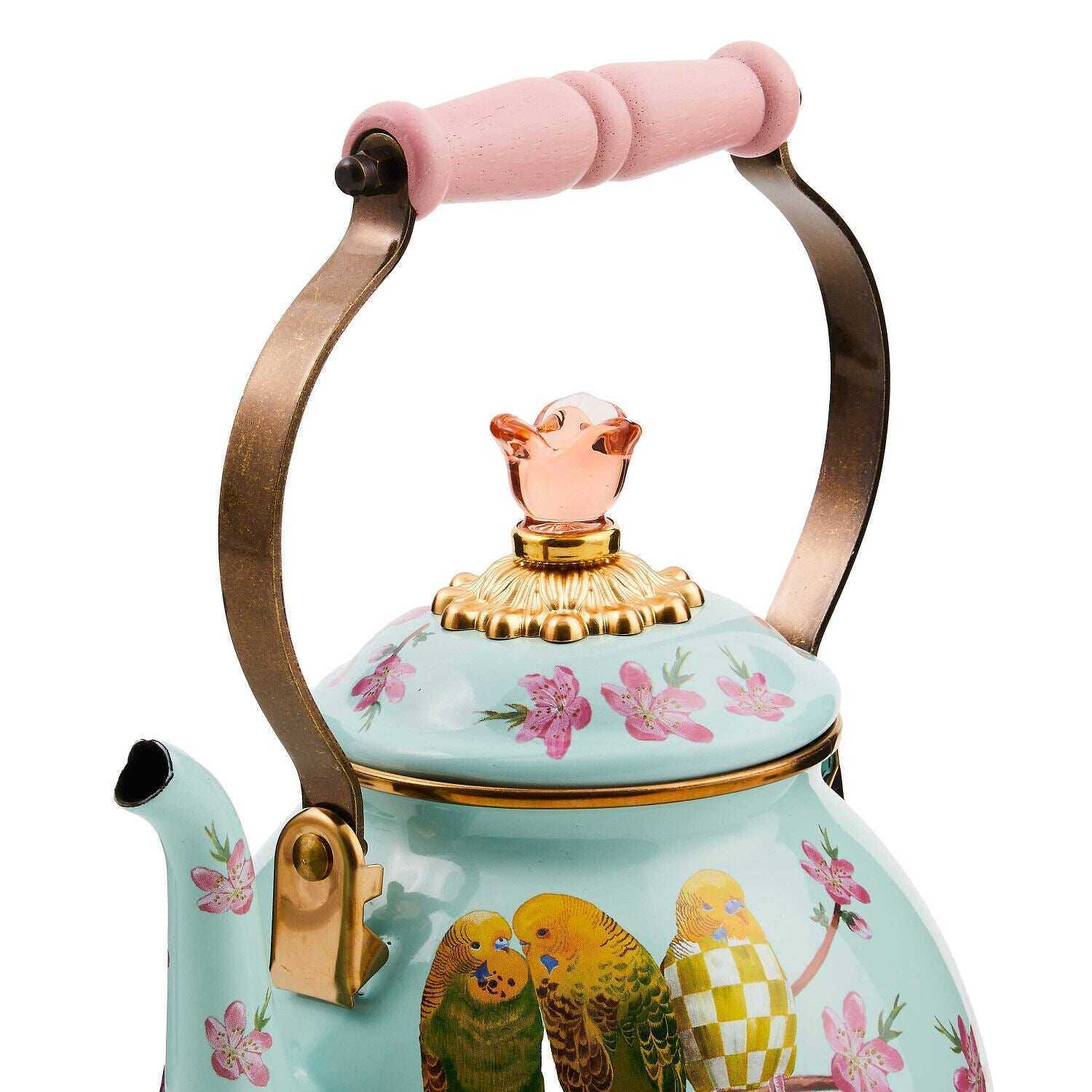 Parakeet Party 2 Quart Tea Kettle - 2024 Limited Edition