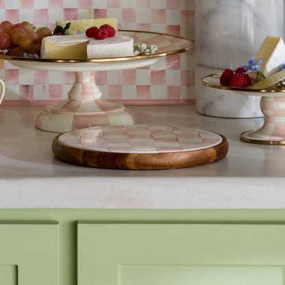 Rosy Check Large Trivet
