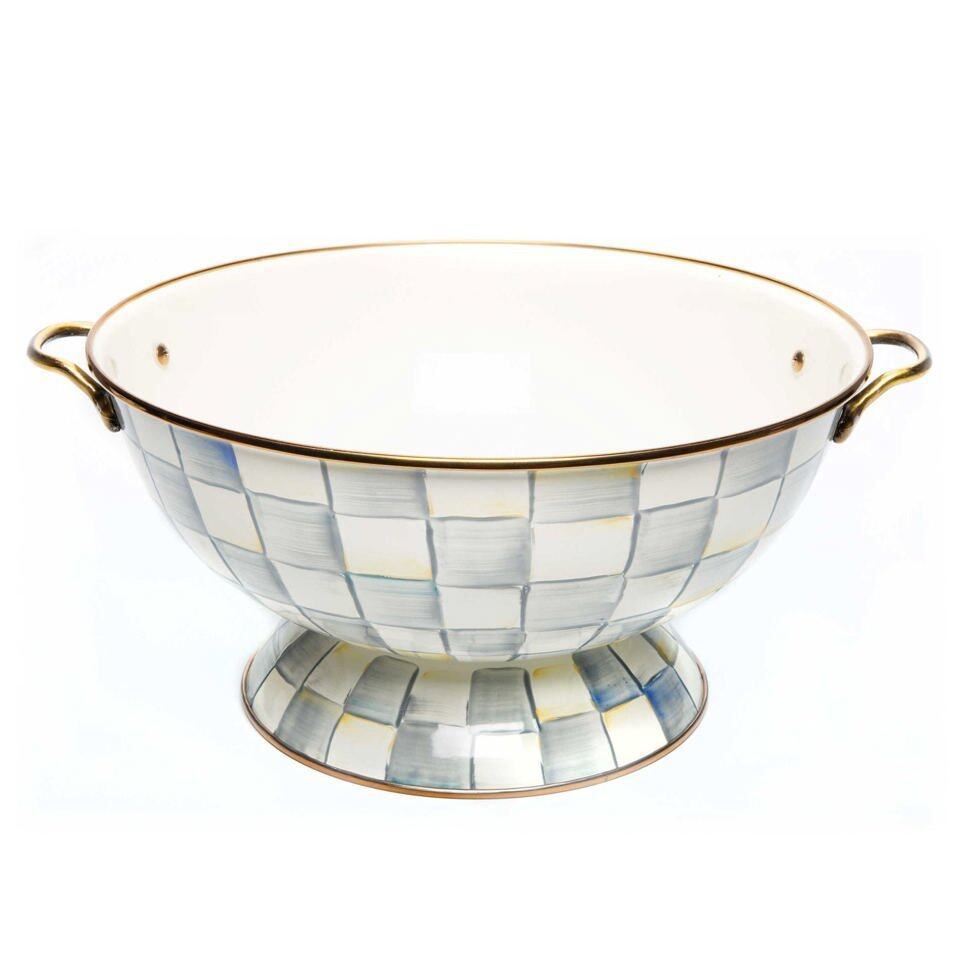 Sterling Check Everything Bowl by MacKenzie-Childs