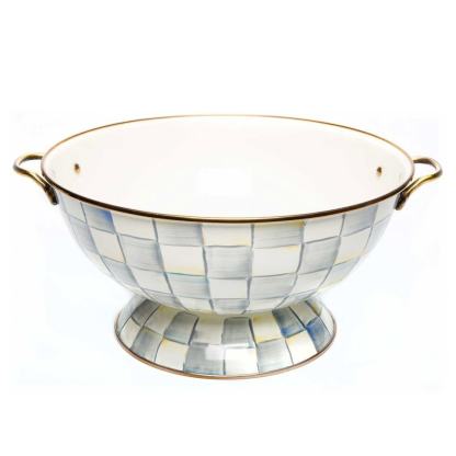 Sterling Check Everything Bowl by MacKenzie-Childs