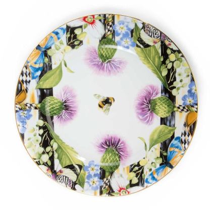 Thistle & Bee Charger by Mackenzie-Childs