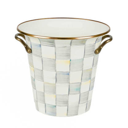 Sterling Check Enamel Design Wine Cooler