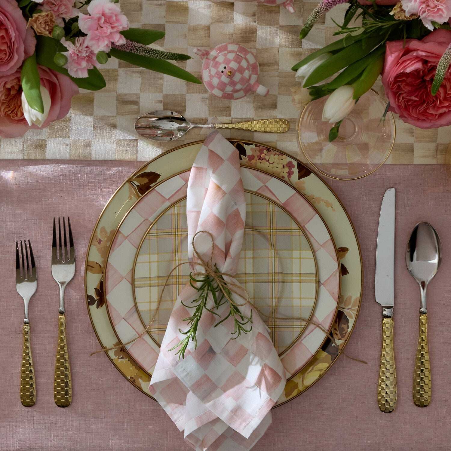 Wild Rose White Charger/Plate