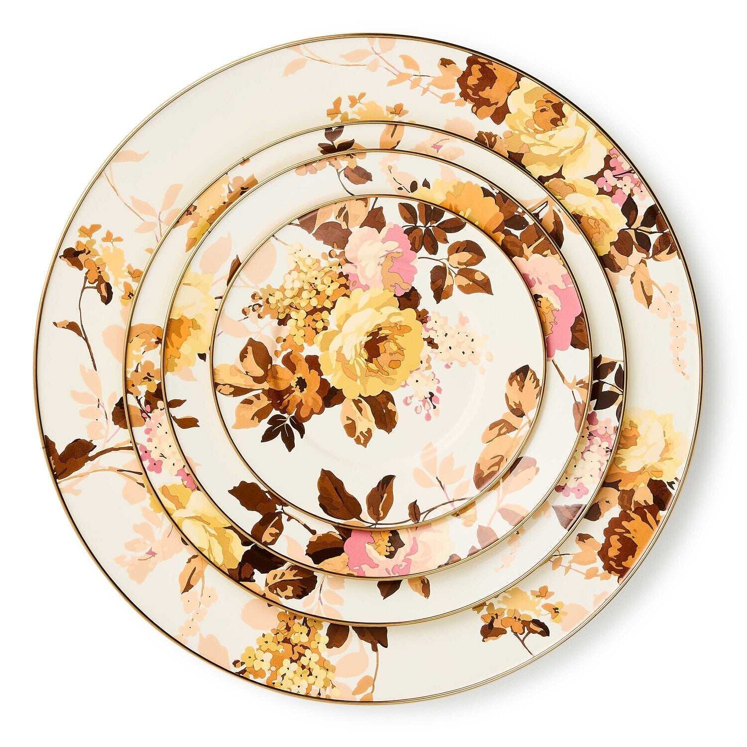Wild Rose White Charger/Plate