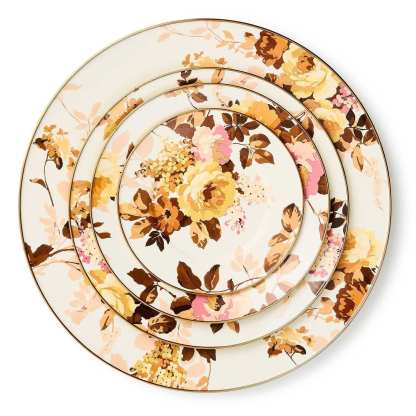 Wild Rose White Charger/Plate