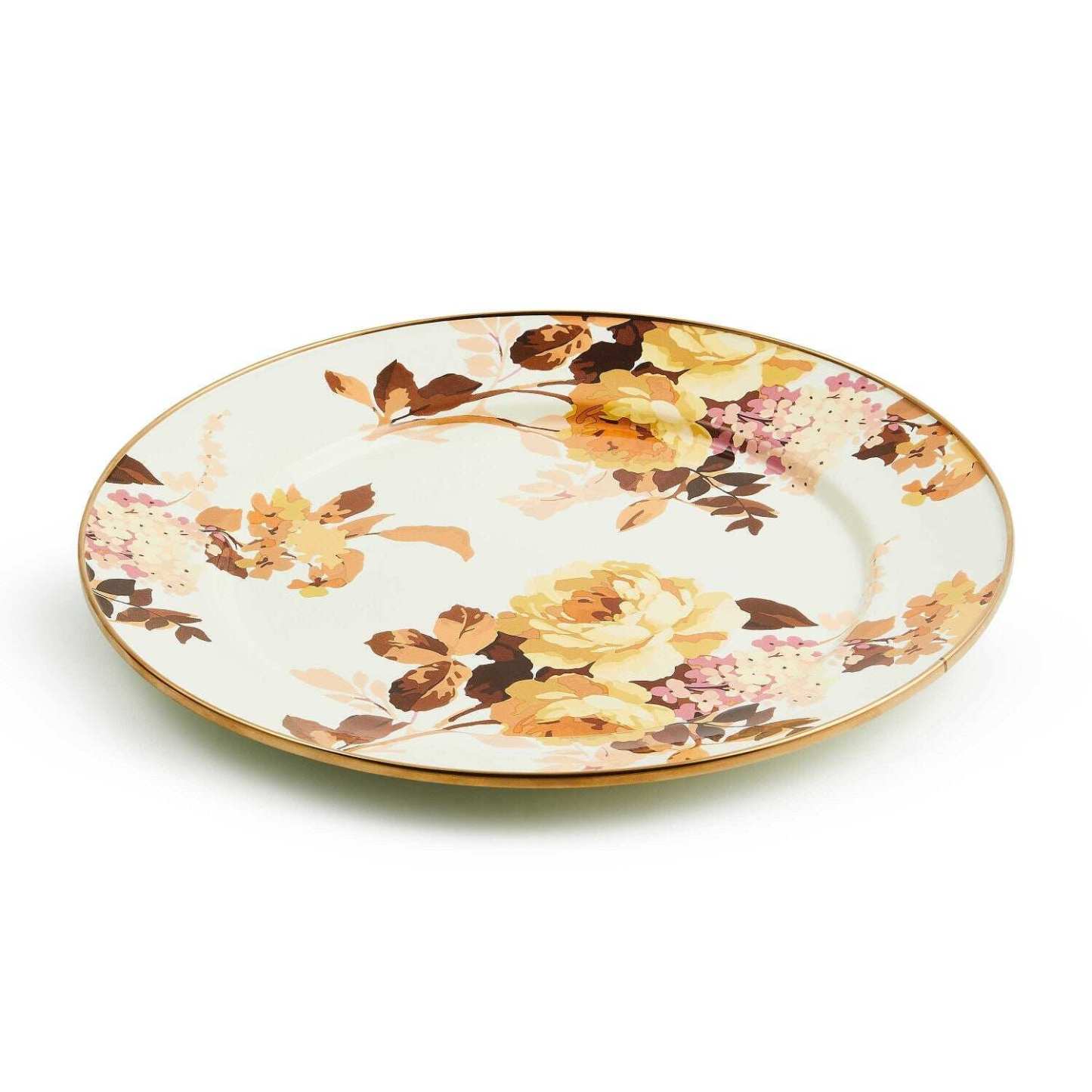Wild Rose White Charger/Plate