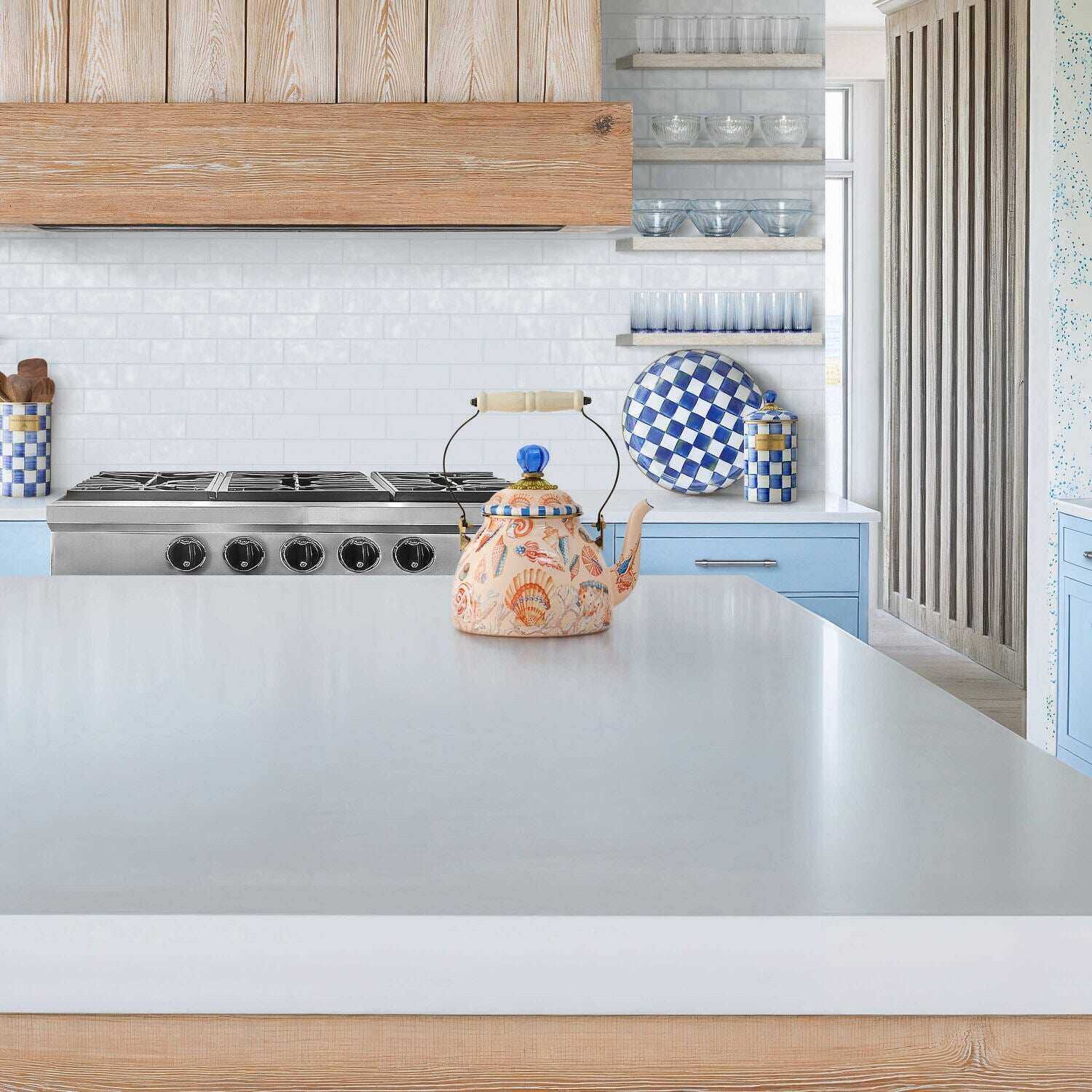 Coastal Shells 2 Quart Tea Kettle - 2024 Limited Edition