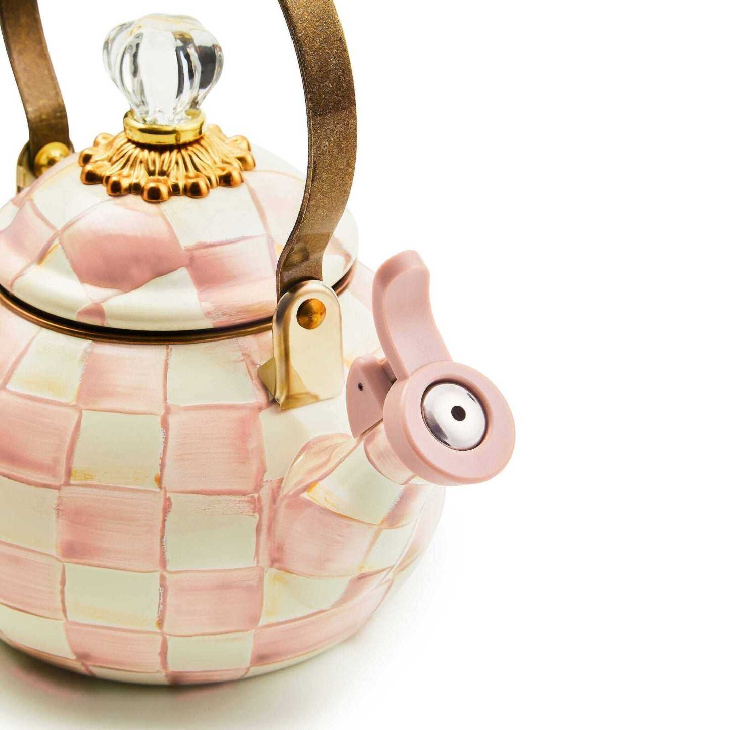 Rosy Check Whistling Tea Kettle by MacKenzie-Childs