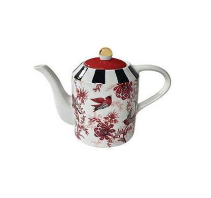 Cardinal Toile Teapot by MacKenzie-Childs