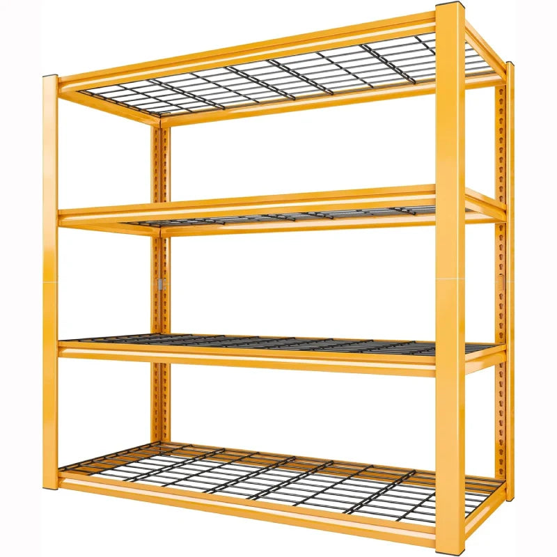 2PCS 4400 LBS Meta,4 Tiers Heavy Duty Storage Shelves