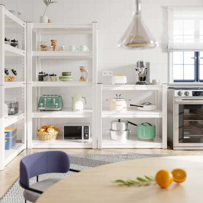 72"H Metal Storage Rack 2000LBS Adjustable Shelving