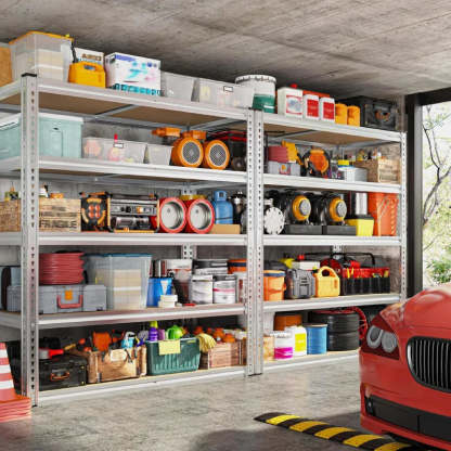 Industrial Shleving Units, 2500lbs Heavy Duty Garage Shelves