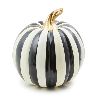 🎉Limited Time Promotion💝Buy 2 Get 2 FREE✨MacKenzie- Childs Medium Stripe and Large Check Pumpkins