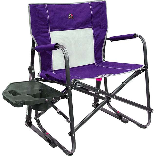 Outdoor Pack Away Portable Rocking Chair-350-lb Weight Capacity