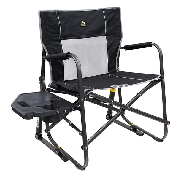 Outdoor Pack Away Portable Rocking Chair-350-lb Weight Capacity