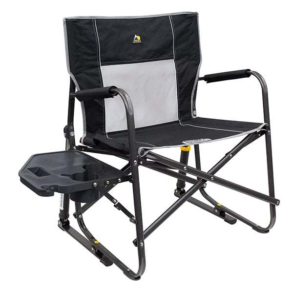 Outdoor Pack Away Portable Rocking Chair-350-lb Weight Capacity