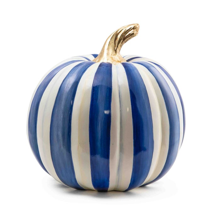 🎉Limited Time Promotion💝Buy 2 Get 2 FREE✨MacKenzie- Childs Medium Stripe and Large Check Pumpkins